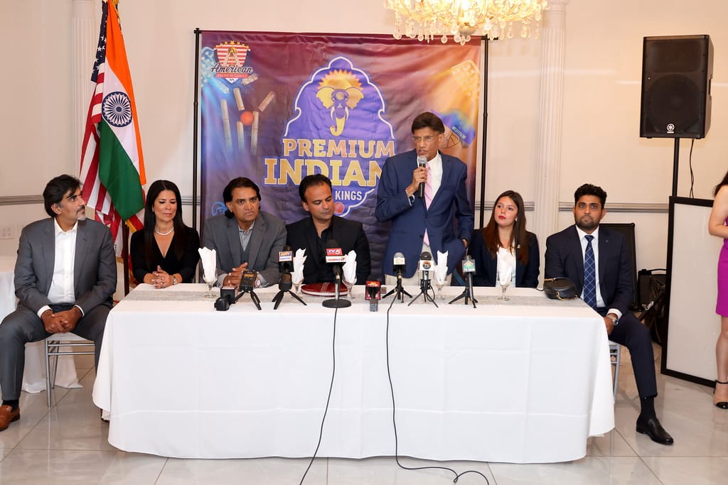Premium Indians USA Kings Cricket Team Launched for American Premiere League Season One to be held in NJ from Sept 20 to 30