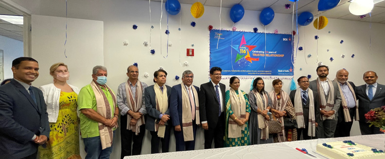 Bank of Indiacelebrates 116th Foundation Day