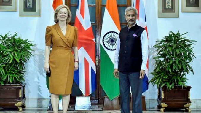 Jaishankar and British Foreign Secretary Truss