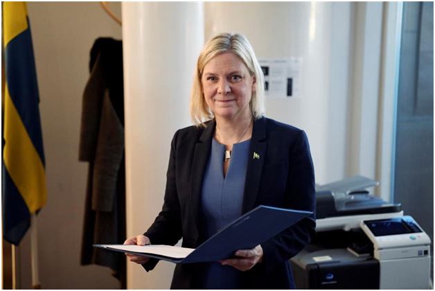 Sweden’s first woman PM resigns on first day of appointment