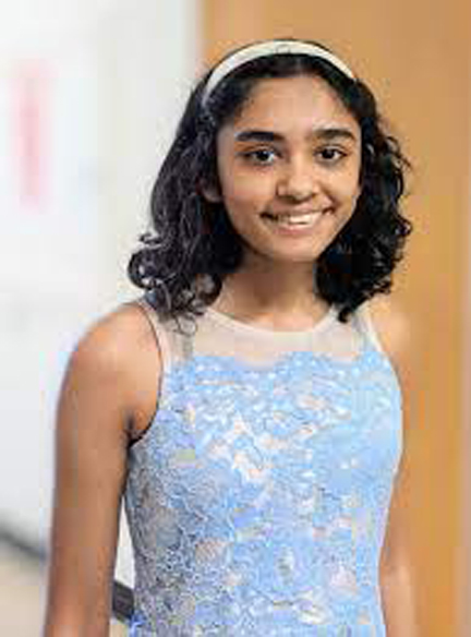 Indian American Tiara Abraham, 15, soprano prodigy, receives YoungArts award