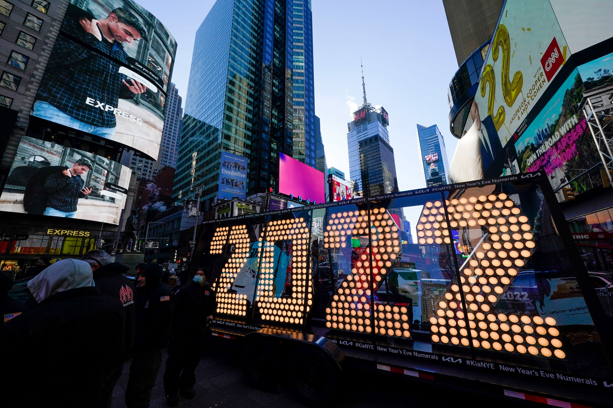 Mayor Bill de Blasio announces “scaled back” New Year Eve celebration in Times Square
