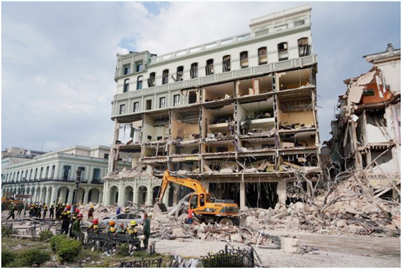 22 killed in blast at iconic Havana hotel; gas leak blamed