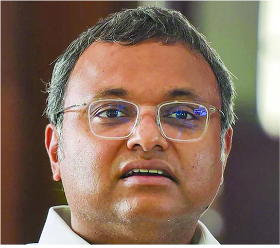 Karti Chidambaram appears before CBI in visa scam case