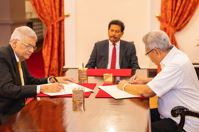 Ranil Wickremsinghe returns as PM