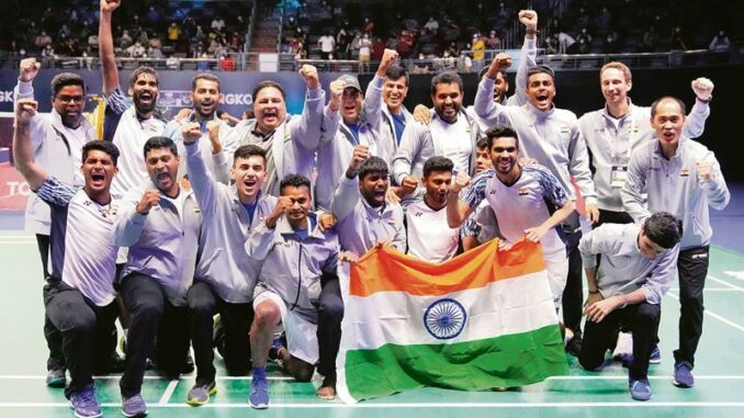 Thomas cup winning team