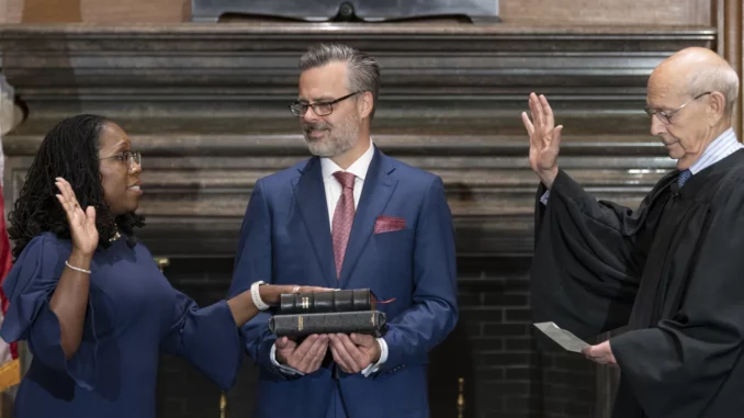 Ketaji Brown sworn in as Supreme court Justice