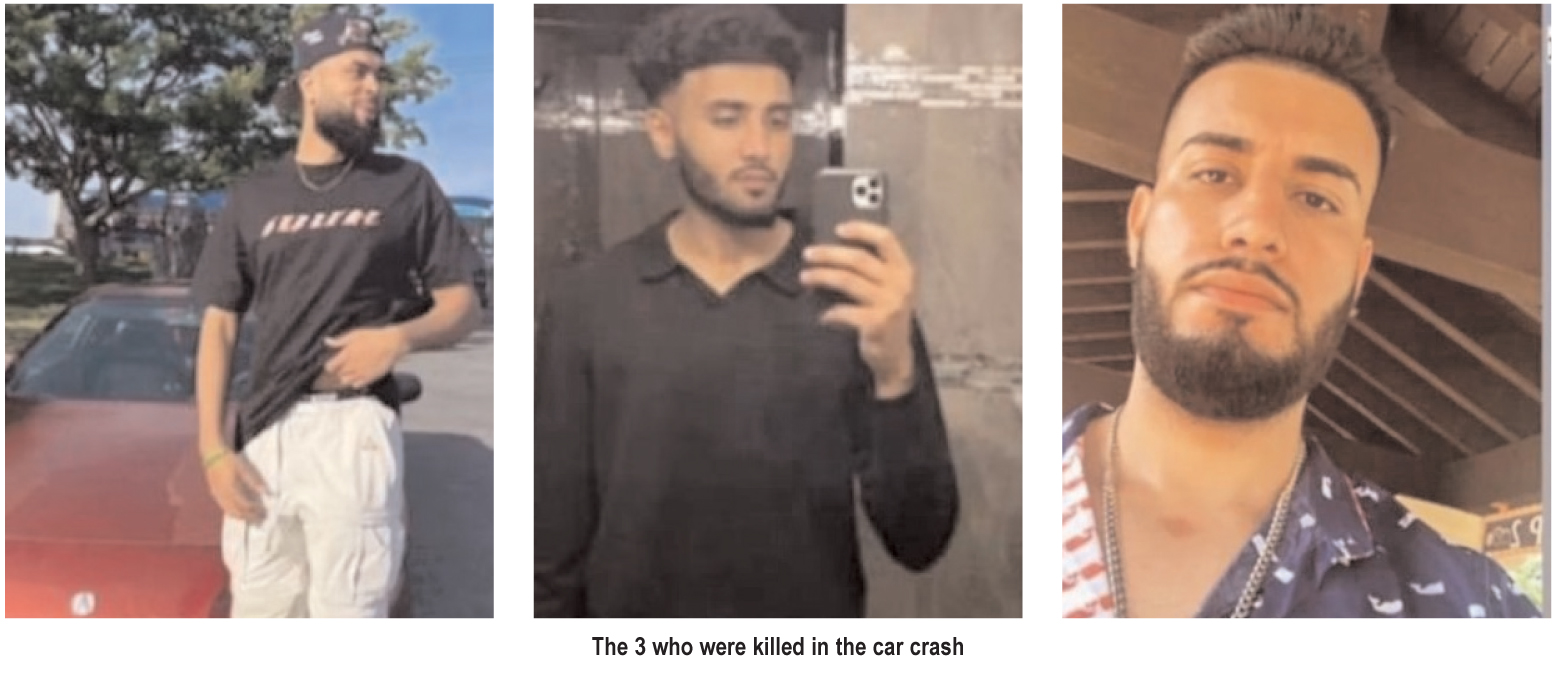 Community mourns the death of 3 young men killed in a fiery car crash on Northern State Parkway, Sunday, July 24