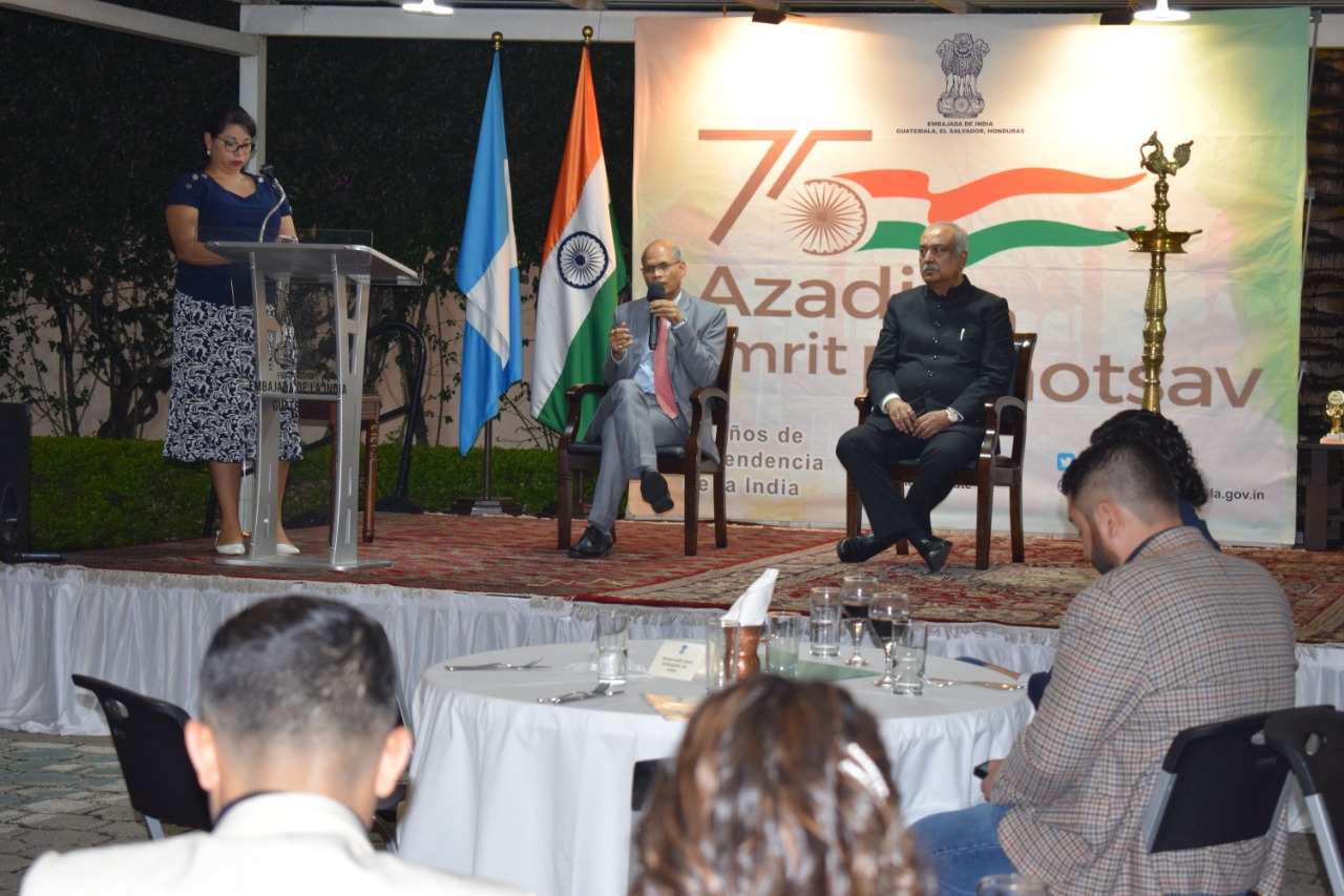 Ambassador Mohapatra with B&S Foundation Trustee J.K. Sharma  announces the Made in India Trade Show