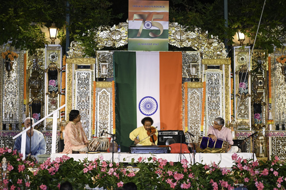 Highly Acclaimed Violinist Pandit Dr. L Subramaniam Performs a Traditional Indian Concert at Sri Chinmoy Centre , New York