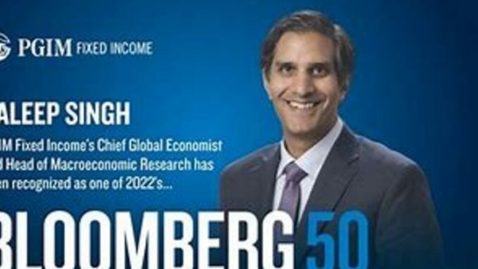 Former Indian American official Daleep Singh among ‘Bloomberg 50’ who defined global business in 2022