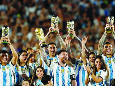 World champions Argentina return to top of FIFA rankings