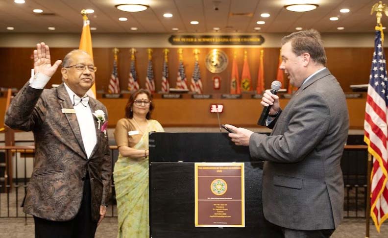 Eminent gastroenterologist Dr. Jagdish Gupta takes over as President of AIA-NY chapter