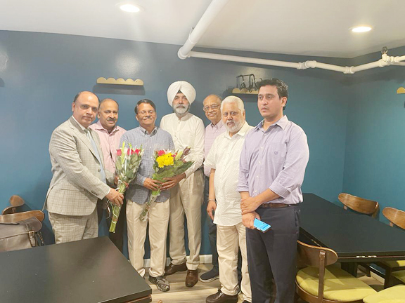 IOCUSA leaders interact with Shri. K. Raju, National coordinator- SC, ST, OBC and minority Department of AICC