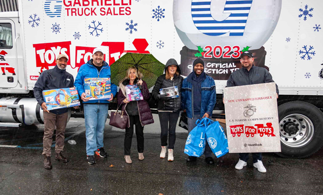 Legislators-Elect Davis and Koslow Ring in Holiday Season At Nassau Coliseum Toys for Tots Drive