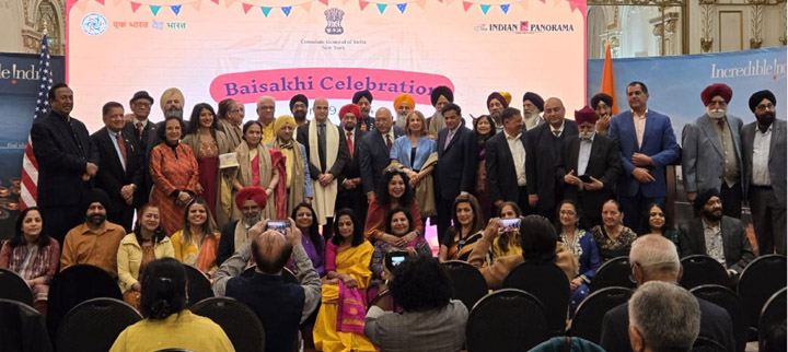 Vaisakhi celebrated with Enthusiasm at the Indian Consulate in New York