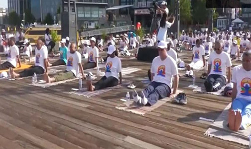 International Yoga Day celebrated in Washington