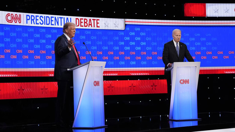 Biden, Trump trade barbs in a lackluster US Presidential Debate