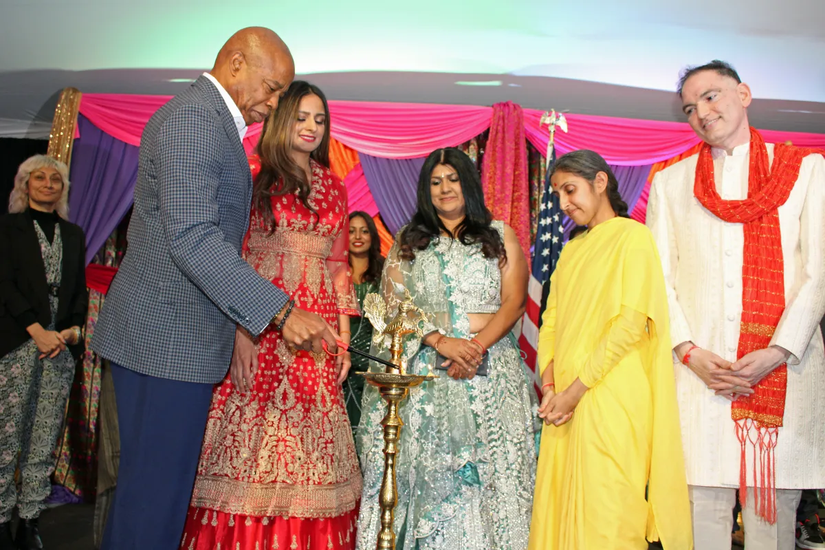 Mayor Eric Adams hosts Diwali Celebrations at the Gracie Mansion
