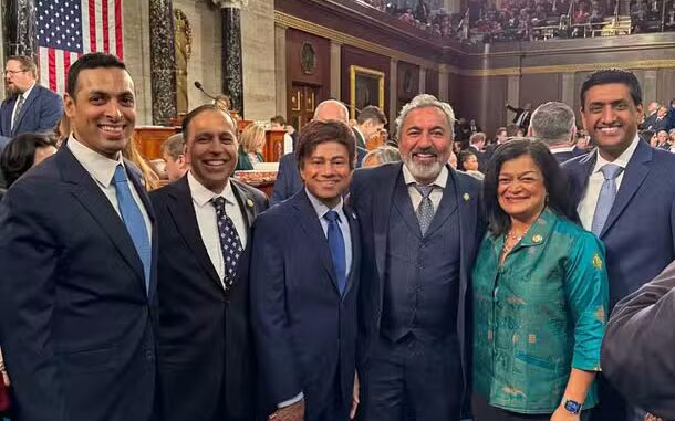 Six Indian-Americans sworn in as -US-Congresspersons