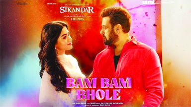 Bam Bam Bhole: Salman, Rashmika unleash Holi cheer