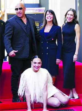 Gal Gadot’s Hollywood Walk of Fame marred by pro-Palestinian protests