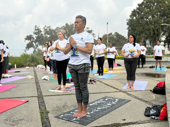 Celebration of 50 Days to the International Day of Yoga 2025 in Guatemala City on May  2, 2025
