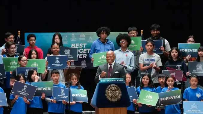Mayor Adams unveils $115 billion re-election year plan flush with new spending