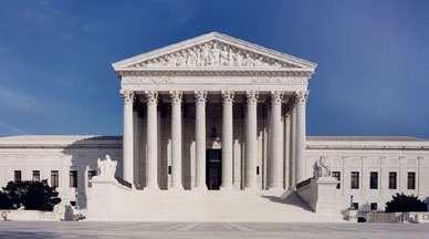 The US Supreme Court building Courtesy US Supreme Court