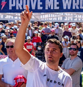 Charlie Kirk at Utah Valley University CLIPPED