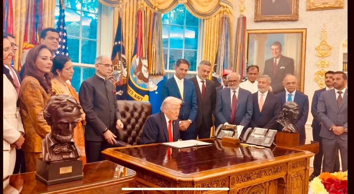 Trump celebrates Diwali with the Indian American community at the White House