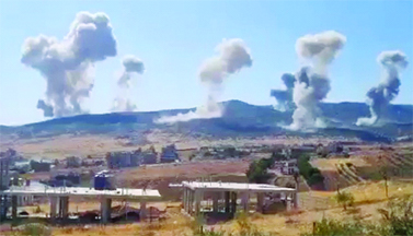 Two killed as 16 Israeli strikes hit eastern Lebanon