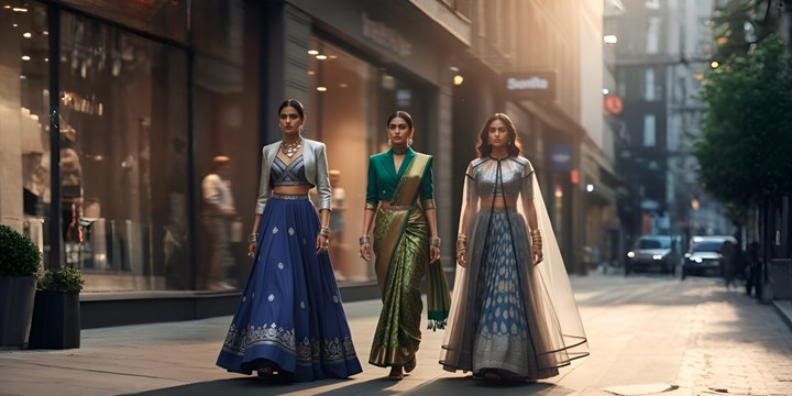 Fashion for Indian women abroad
