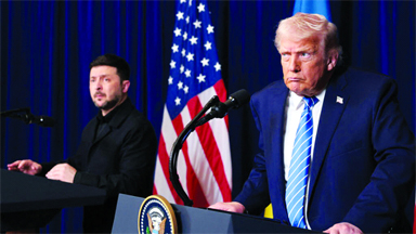 Trump says US and Ukraine ‘a lot closer’ on peace deal but ‘thorny issues’ remain