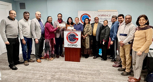 GOPIO-CT Launches 20th Anniversary Celebrations and Marks India’s Republic Day