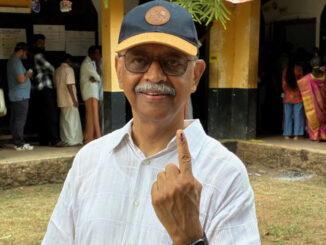 George Abraham voted in Kerala