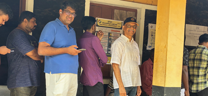 Another election scene.