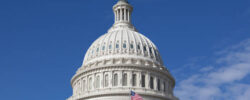 F 1 The Capitol istock pic White dome of the US Senate Congress building in Washington DC close-up. Closeup dome against the blue sky on a sunny summer day. ?enter dome